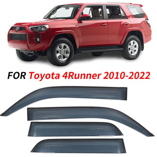 Marretoo for Toyota 4Runner Window Guards 2010-2021 4pcs Set Car Side Sun Rain Guard for Toyota 4Runner Side Deflector
