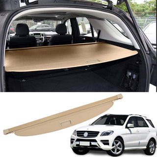 Marretoo retractable cargo cover A compatible with Mercedes Benz ML350 2012-2016  for GLE trunk cover 2016 -2019