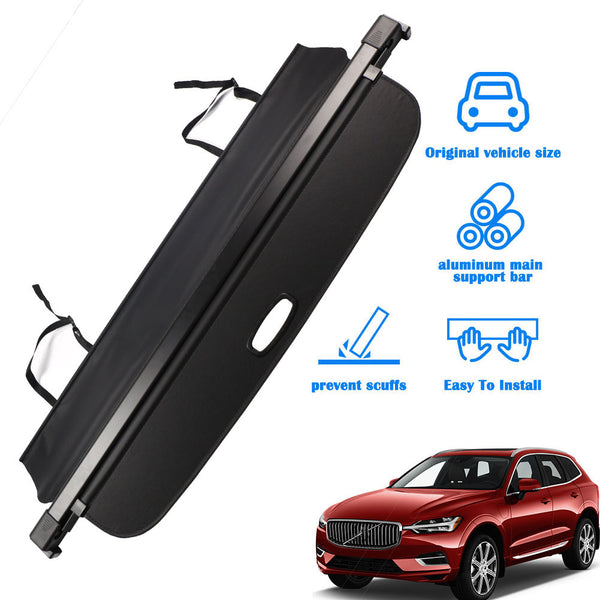 Volvo XC60 2018-2023 Cargo Cover Marretoo Auto Accessory Retractable Trunk Cover Screen