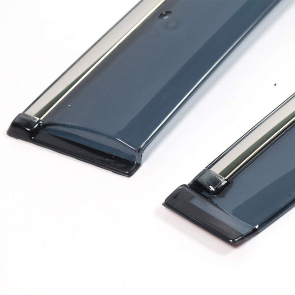 Marretoo Tape-on Rain Guards for Kia Sportage 2011-2016 Window Vent Visor Deflectors 4 pcs for Kia Sportage Window Visors Accessories
