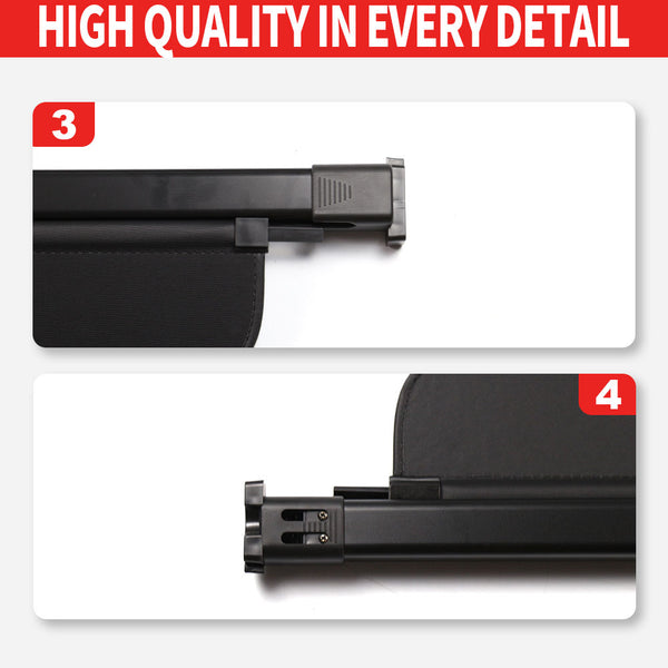 Volvo XC60 2018-2023 Cargo Cover Marretoo Auto Accessory Retractable Trunk Cover Screen