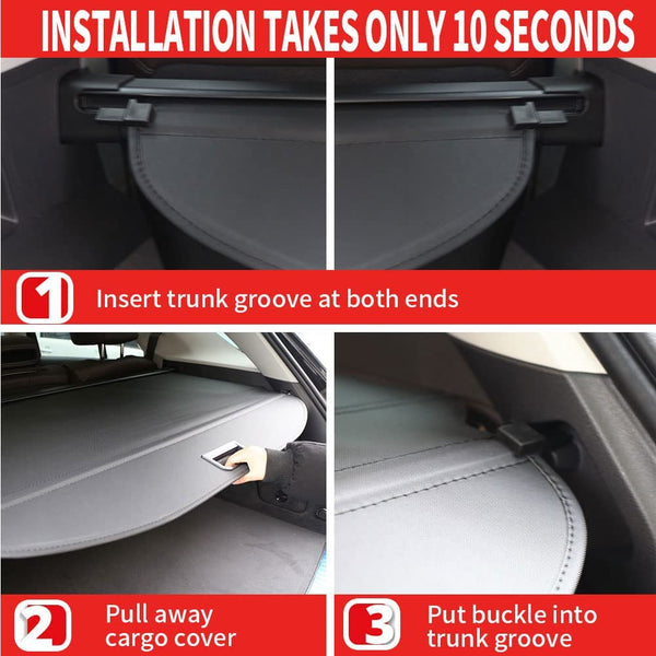 Honda Passport 2017- 2022 Accessories Marretoo Retractable Cargo Cover Trunk Cover Screen