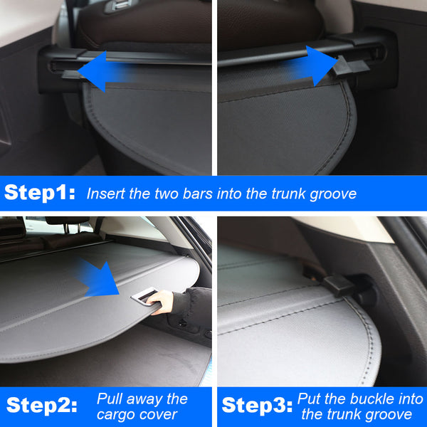 Honda CRV 2023 Retractable Cargo Cover Trunk Cover Screen Marretoo Accessories