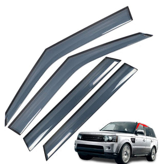 Marretoo for Range Rover Sport Rain Guards 2006-2012 2013 Window Visor 4 Piece Set Clip on Side  Wind Guards