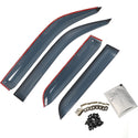 Marretoo PC Material with Clip Window Visor for Toyota 4Runner 2010-2022