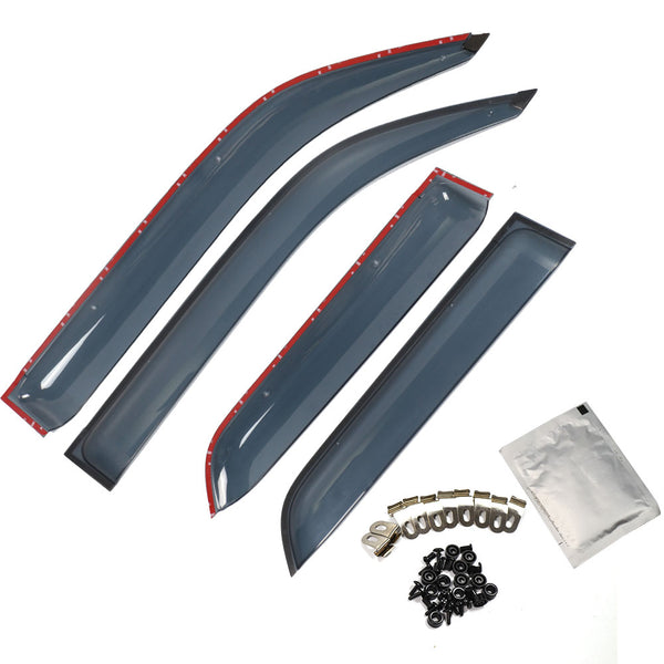 Marretoo PC Material with Clip Window Visor for Toyota 4Runner 2010-2022