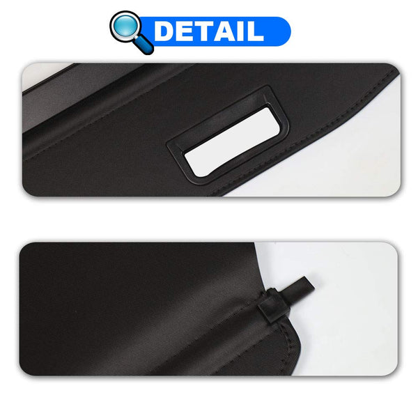 Marretoo Retractable Cargo Cover Trunk Screen for Jeep Cherokee 2019- Present(Not fit for Grand Cherokee)