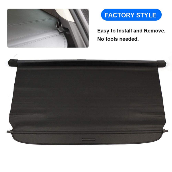 Jeep Compass Patriot 2007-2016 Accessories Marretoo Retractable Cargo Cover Trunk Cover Screen