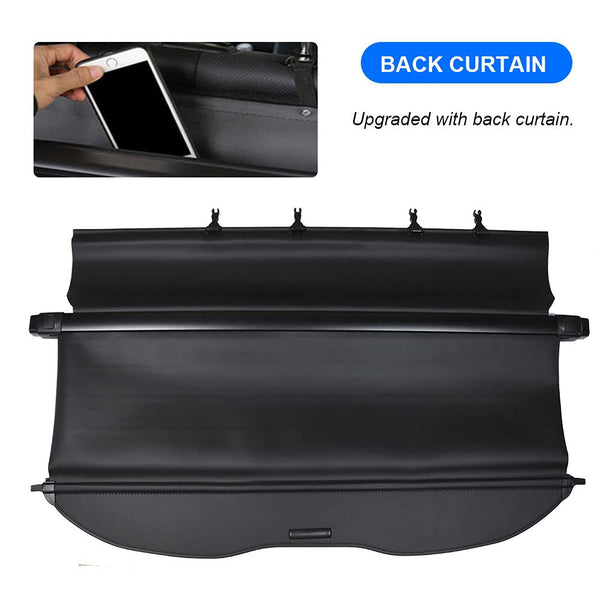 Marretoo retractable cargo cover B compatible with Subaru Forester Accessories 2019-2022
