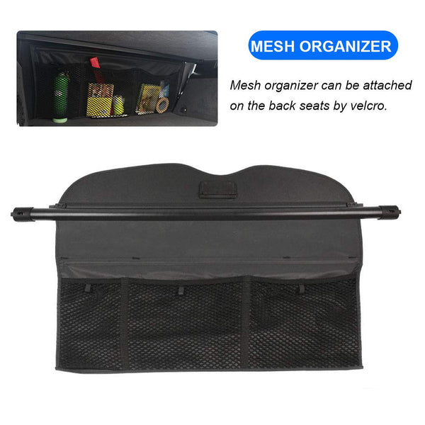 Marretoo retractable cargo cover D compatible with Jeep Grand Cherokee 2011-2022（Not fit for Jeep cherokee）