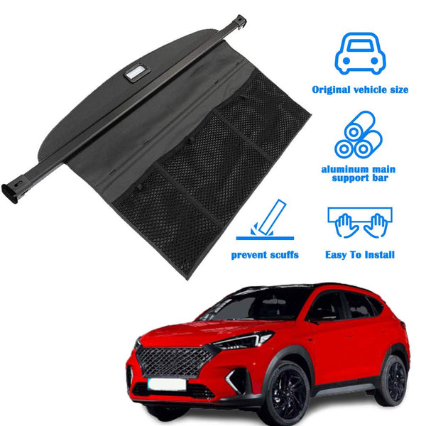 Marretoo retractable cargo cover D compatible with Hyundai Tucson 2016-2021