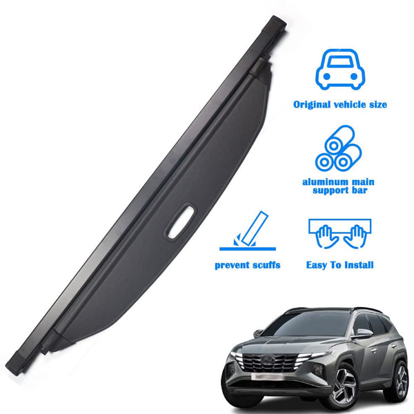 Hyundai Tucson 2022 Accessories Marretoo Retractable Cargo Cover Trunk  Cover Screen