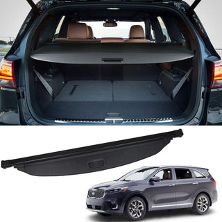 Marretoo retractable cargo cover A compatible with Kia Sorento 2016-2020