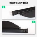 Marretoo retractable cargo cover A compatible with Kia Sorento 2016-2020