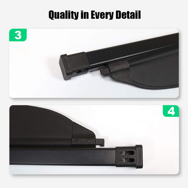 Marretoo retractable cargo cover A compatible with Kia Sorento 2016-2020
