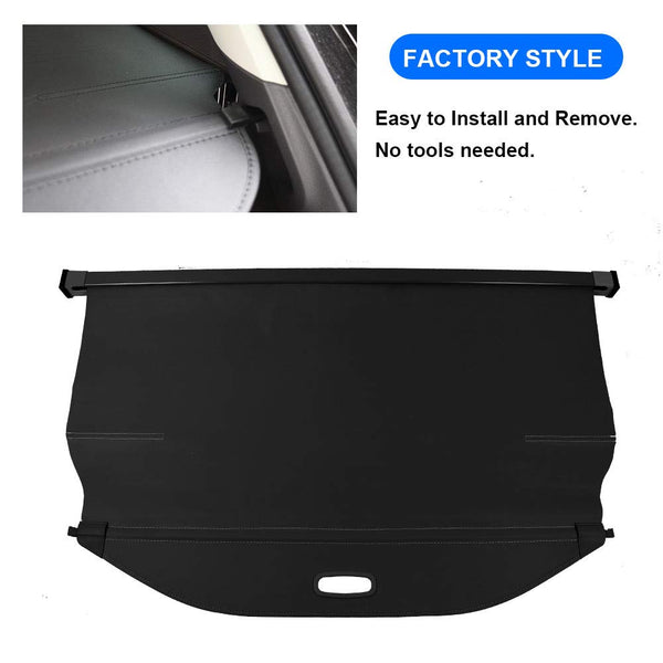 Marretoo retractable cargo cover A compatible with Hyundai Santa FE 2019-2022