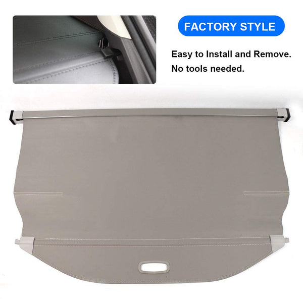 Marretoo retractable cargo cover A compatible with Hyundai Santa FE 2019-2022
